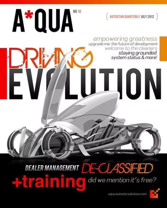 A*QUA magazine cover for AutoStar Solutions