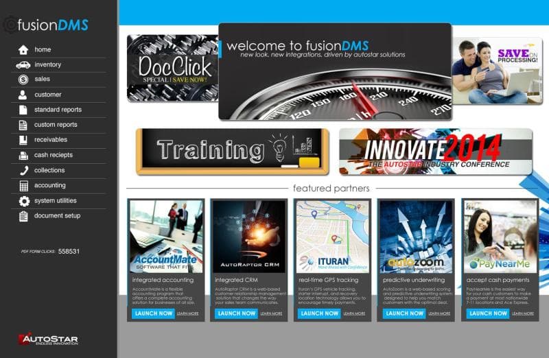 Fusion interface concept for AutoStar Solutions