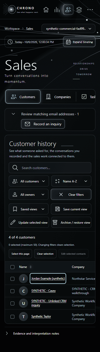 Mobile interface exploration
